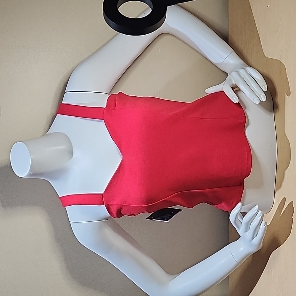 Stunning Vibrant Red Dressy Tank Top